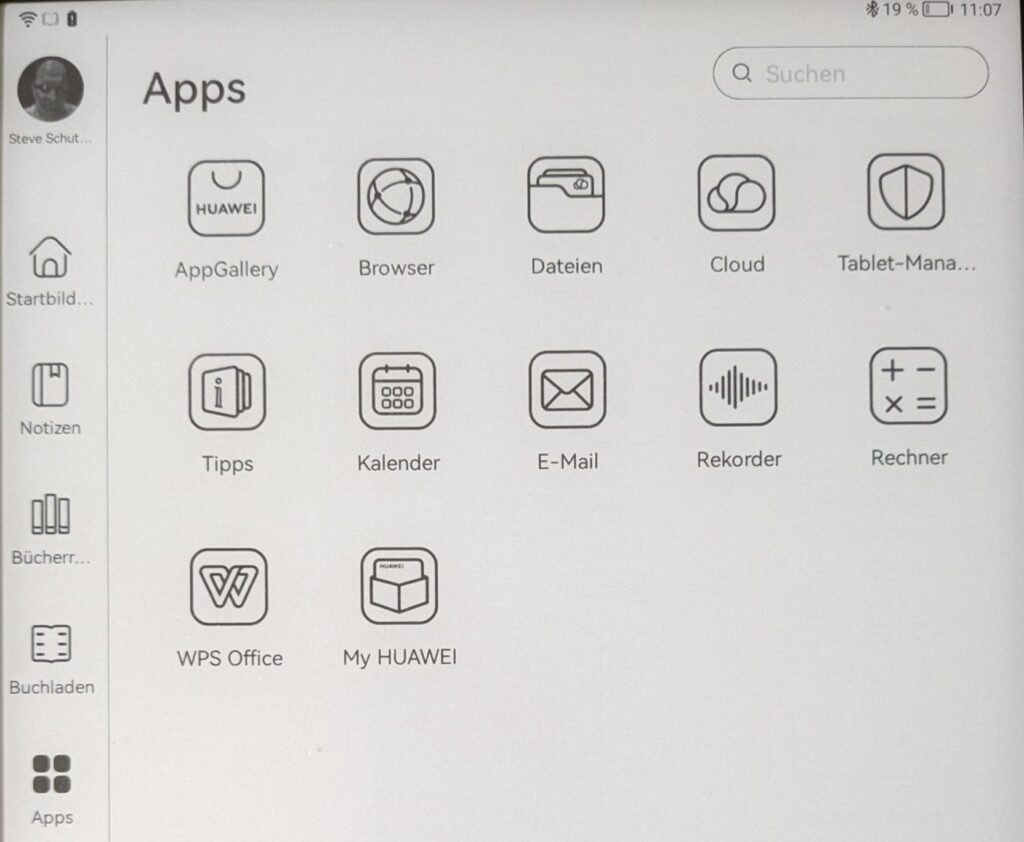 Vorinstallierte App-Übersicht: Browser, Cloud, E-Mail, Kalender - das Wichtigste ist da! / Bild-/Quelle: privat