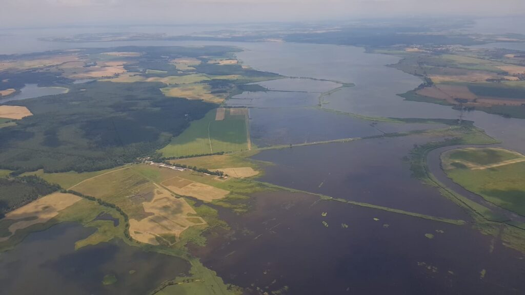 Weiter an die Ostsee sind wir leider nicht gekommen - und ab hier ging es mit dem Wind zurück / Bild-/Quelle: ibdnhubzs.de