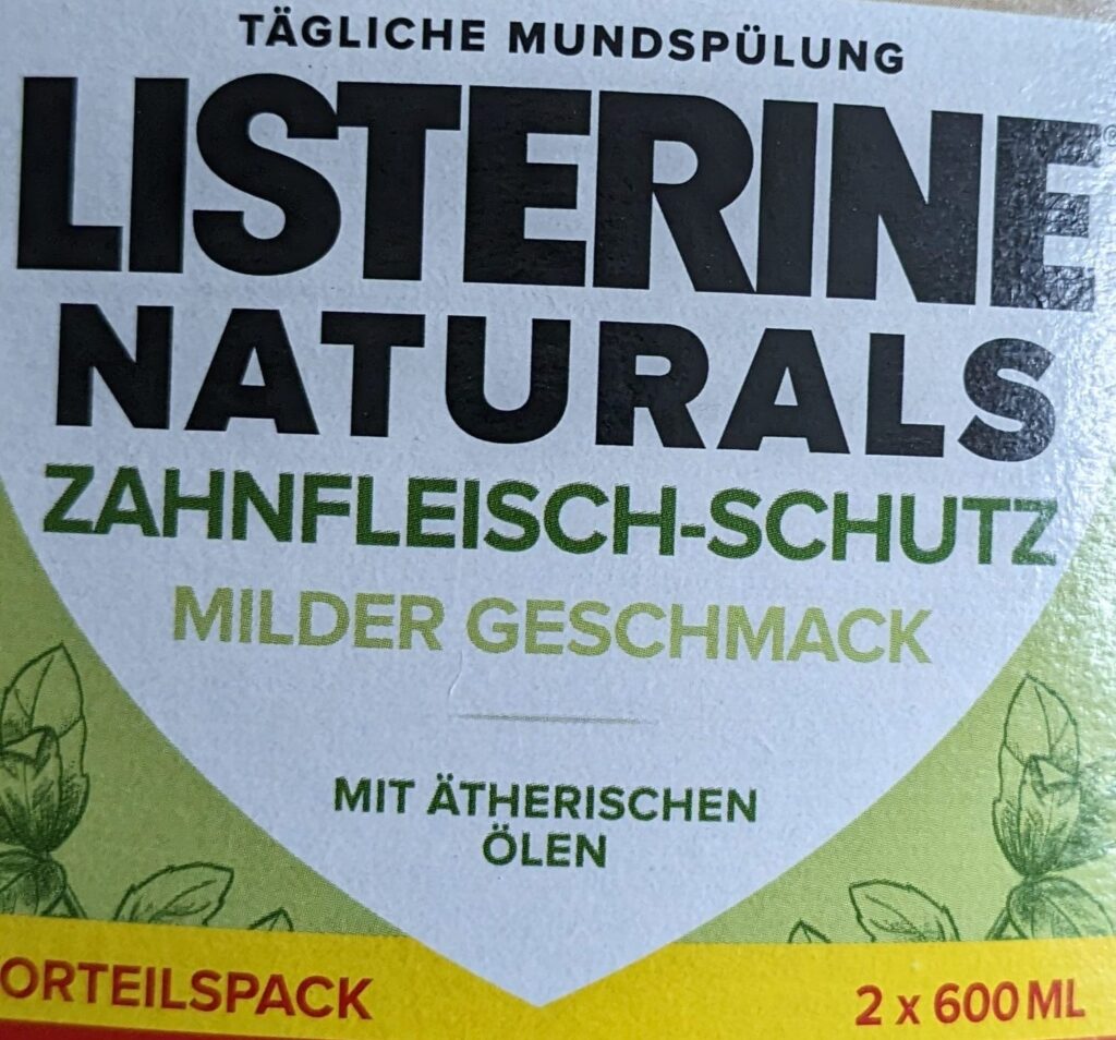 Ätherische Öle statt viel Chemie, na gerne doch! Dass aber das für mich wichtige Fluorid nicht dabei ist, findet sich erst im Kleingedruckten auf der Rückseite... / Bild-/Quelle: ibdnhubzs.de