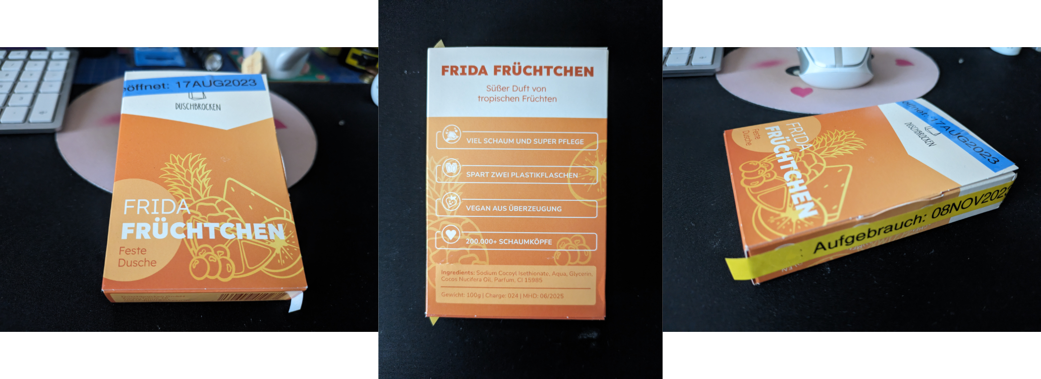 Duschbrocken - Duschbadseife mit individuellen Geschmacksnoten und überraschend langer Haltbarkeit / Bild-/Quelle: ibdnhubzs.de